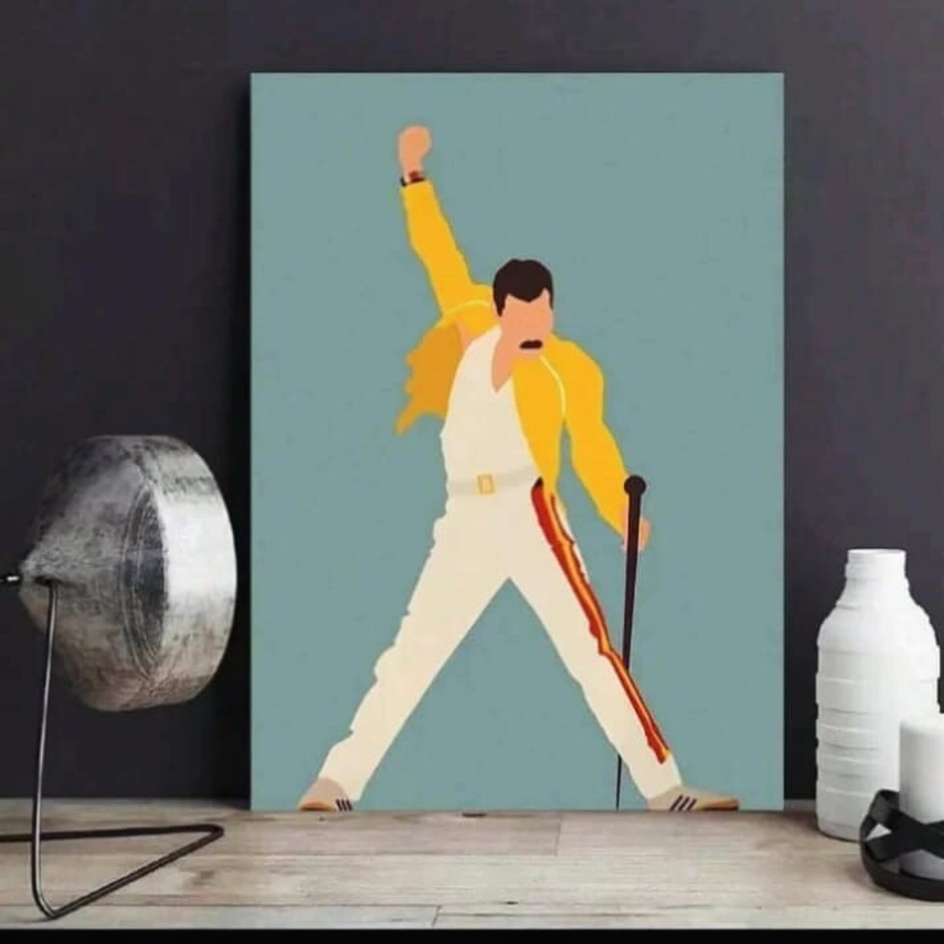 Lámina de lienzo para enmarcar Freddie Mercury - 2