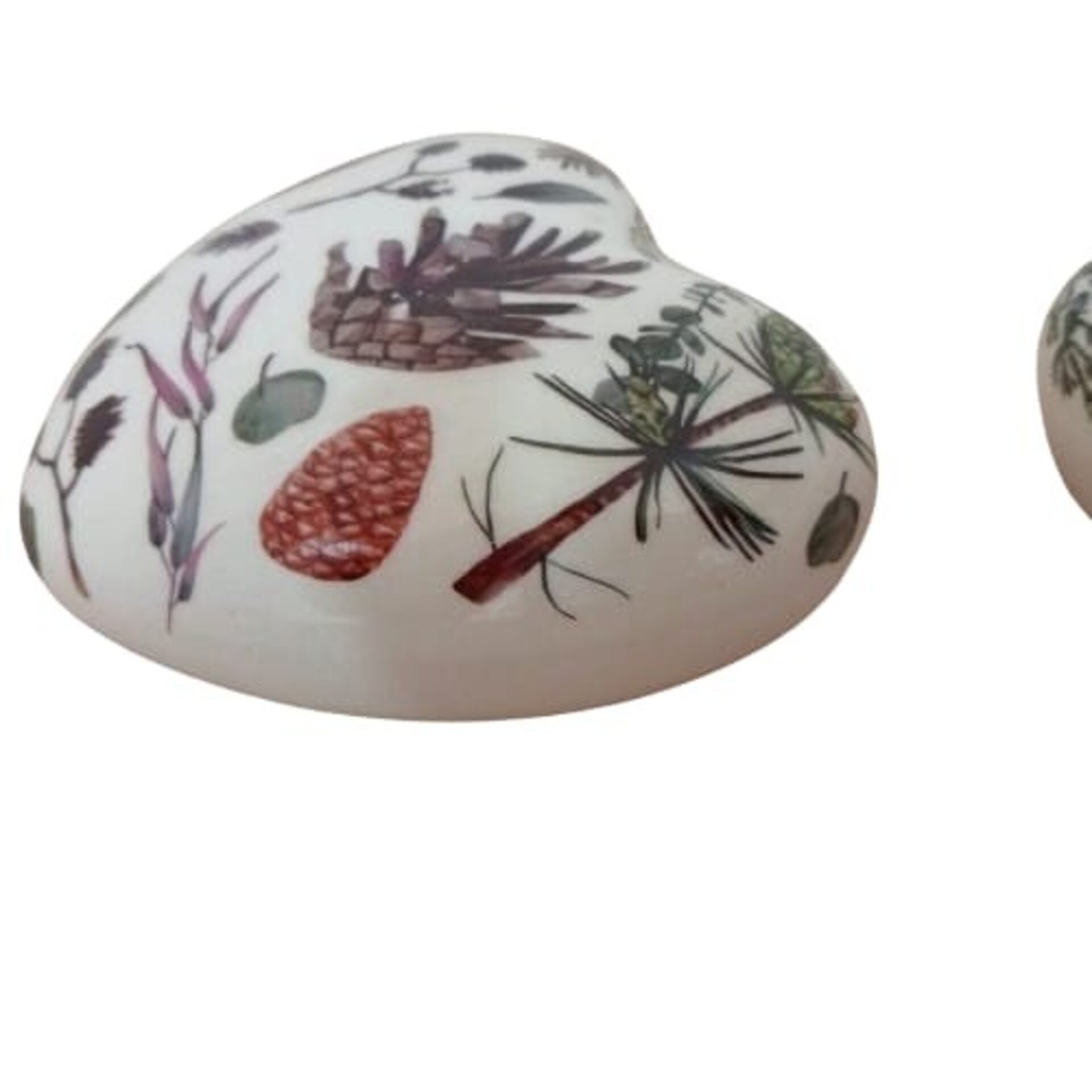Par de corazónes de ceramica - 2