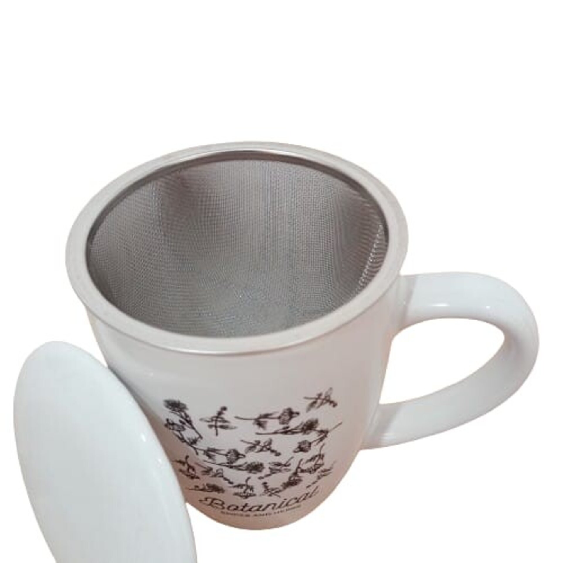 Taza botanical con tapa e infusor - 2