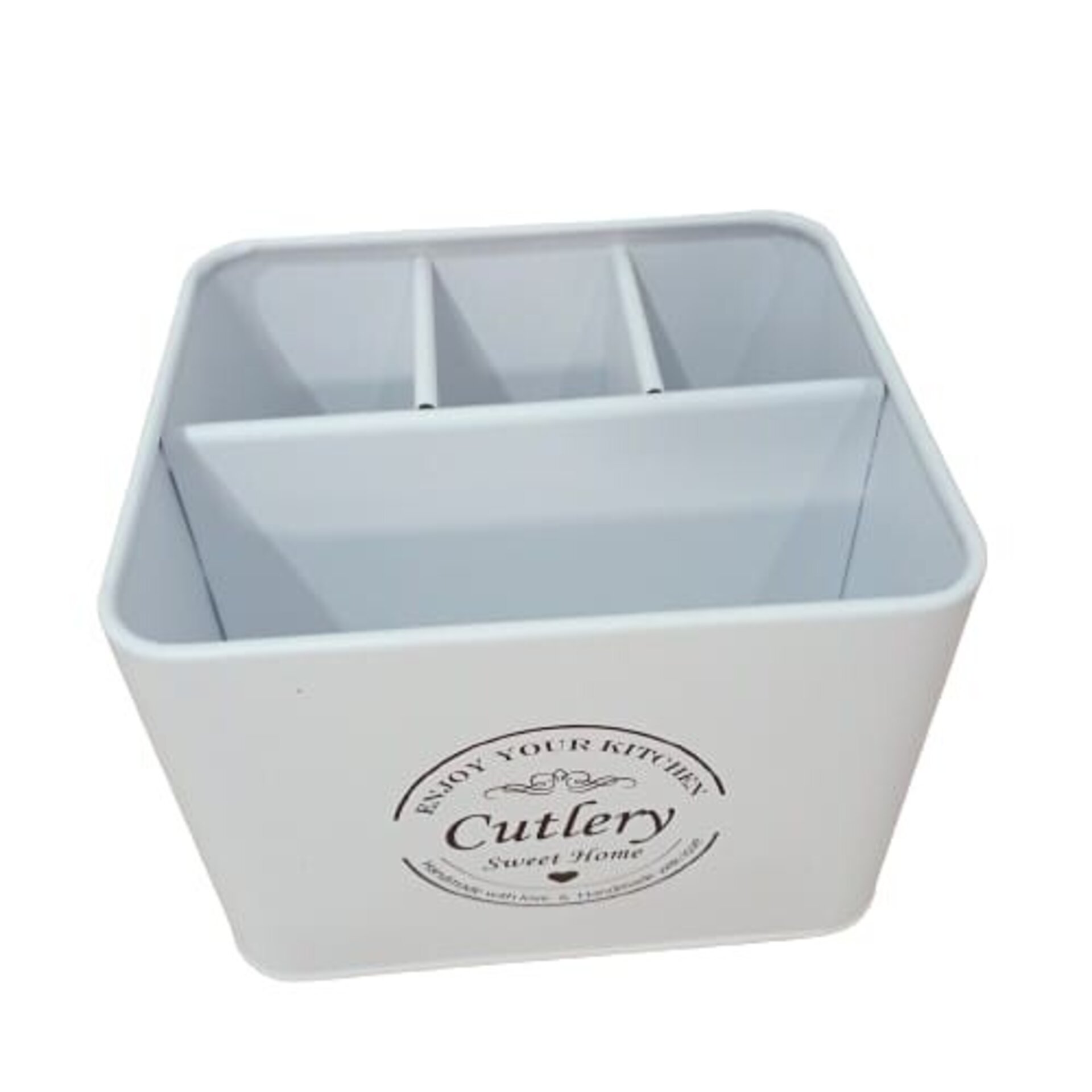 Porta utensillos rectangular white - 2