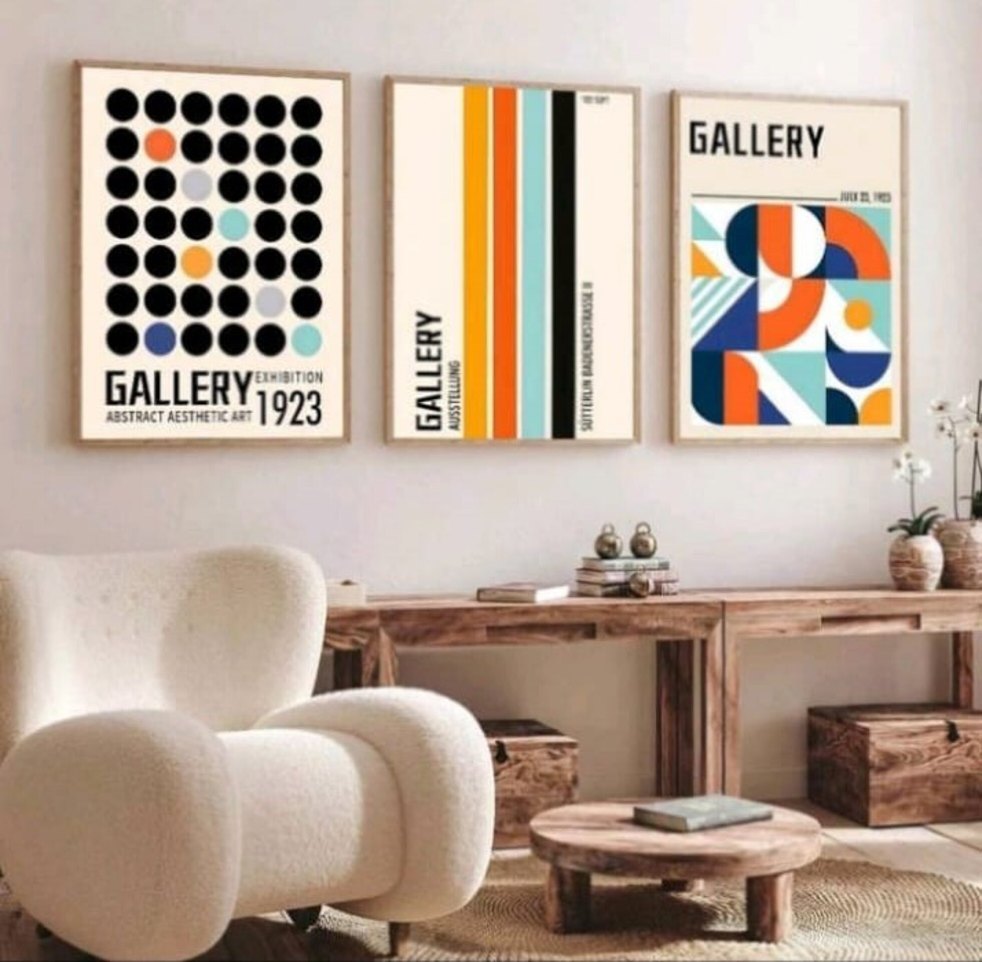 Triptico galleryde lienzo para enmarcar - 2