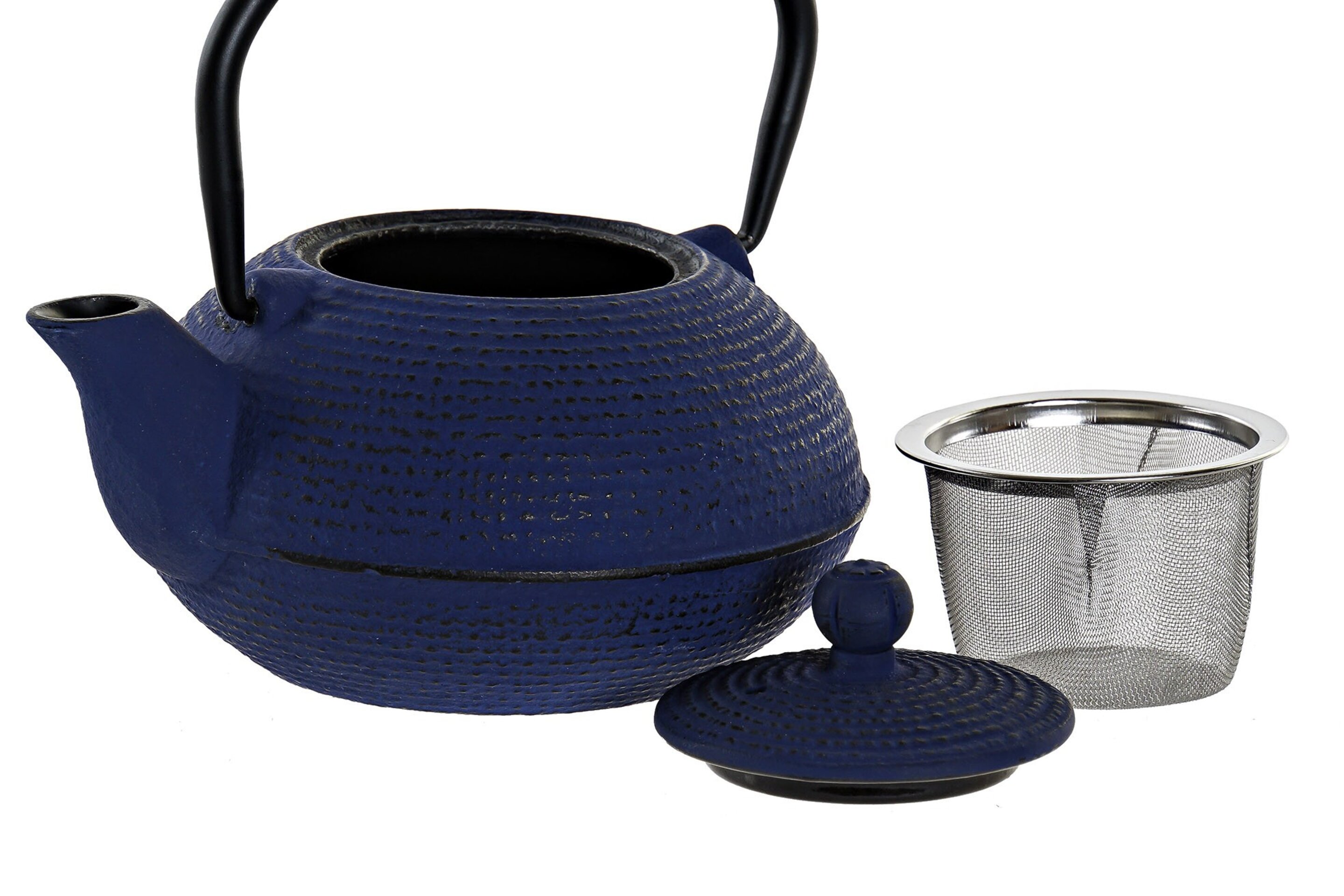 Tetera de hierro fundido azul oscuro - 2